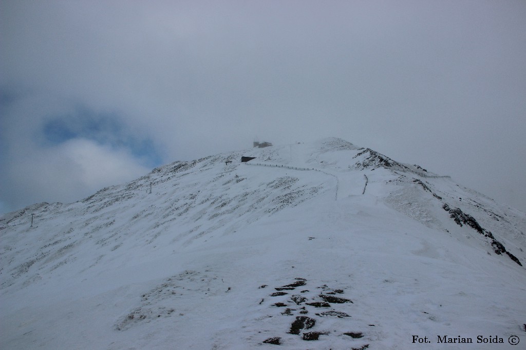 Kasprowy Wierch z Goryczkowej Przełęczy nad Zakosy