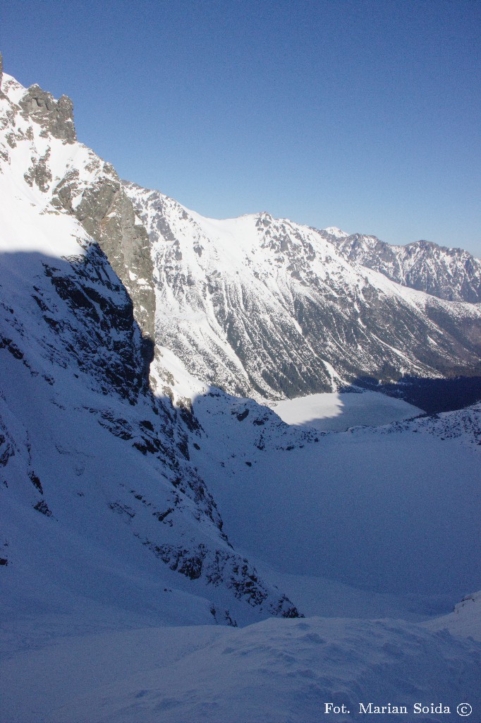 Kazalnica Mięguszowiecka, Opalone, Czarny Staw, Morskie Oko spod Buli