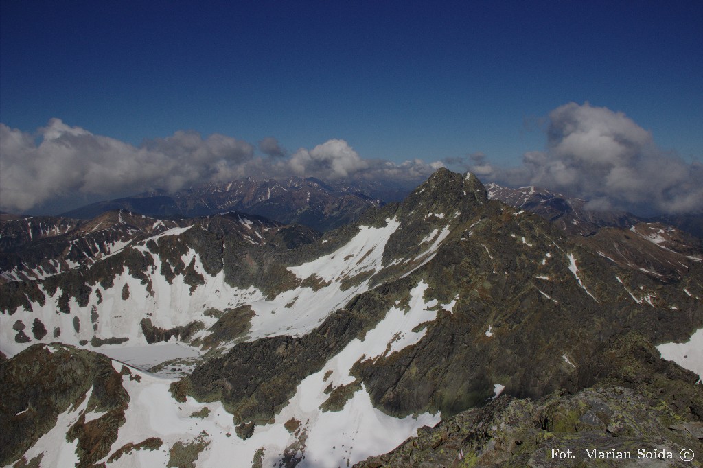 Świnica i Zachodnie Tatry z Koziego Wierchu