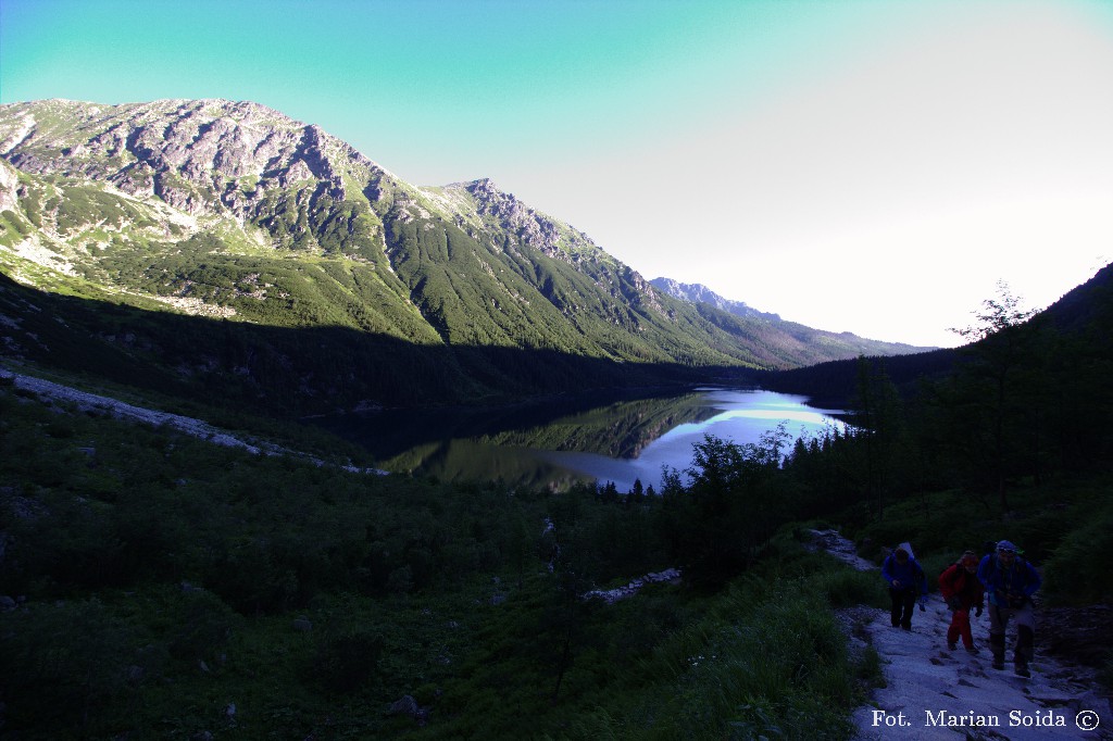 Miedziane i Morskie Oko z progu Czarnego Stawu