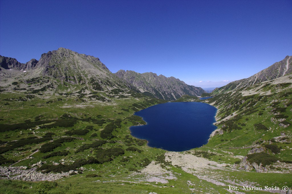 Kozi Wierch, Wielki Staw Polski spod Liptowskich Kosturów