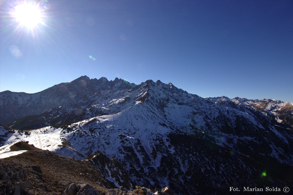 Wysokie Tatry z Szalonego Przechodu