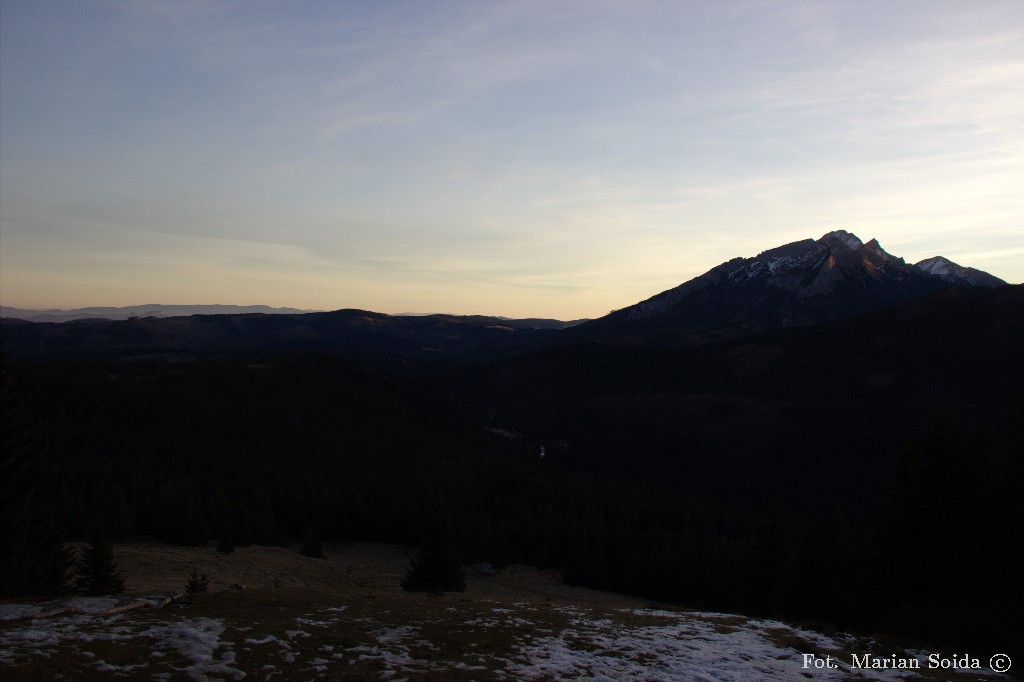 Bielskie Tatry z Rusinowej Polany